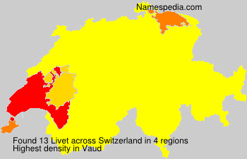 Surname Livet in Switzerland Surname Livet in Switzerland
