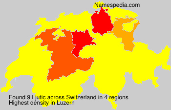 Surname Ljutic in Switzerland Surname Ljutic in Switzerland