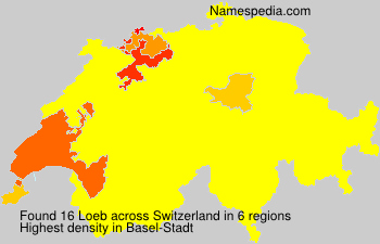 Surname Loeb in Switzerland Surname Loeb in Switzerland