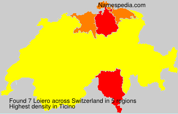 Surname Loiero in Switzerland Surname Loiero in Switzerland