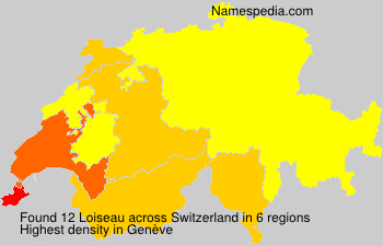 Surname Loiseau in Switzerland Surname Loiseau in Switzerland