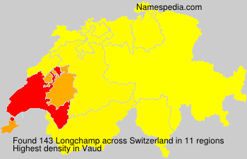 Surname Longchamp in Switzerland Surname Longchamp in Switzerland