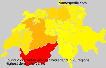 Surname Loretan in Switzerland Surname Loretan in Switzerland