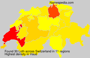 Surname Loth in Switzerland Surname Loth in Switzerland