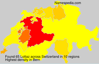 Surname Lottaz in Switzerland Surname Lottaz in Switzerland