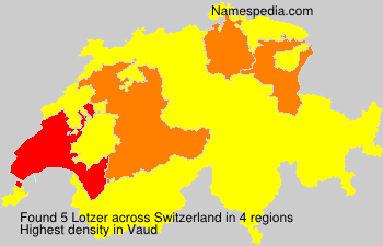 Surname Lotzer in Switzerland Surname Lotzer in Switzerland