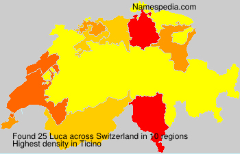 Surname Luca in Switzerland Surname Luca in Switzerland