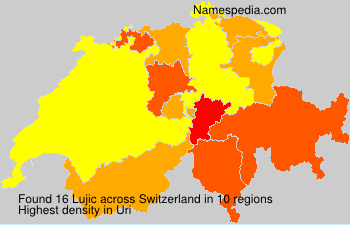 Surname Lujic in Switzerland Surname Lujic in Switzerland