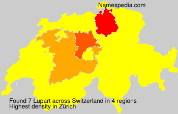 Surname Lupart in Switzerland Surname Lupart in Switzerland