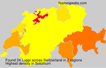 Surname Luppi in Switzerland Surname Luppi in Switzerland