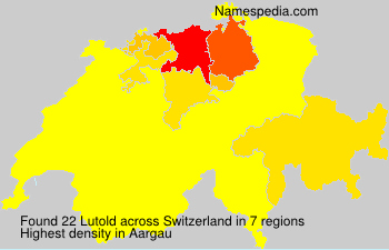 Surname Lutold in Switzerland Surname Lutold in Switzerland