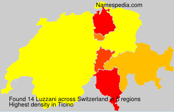 Surname Luzzani in Switzerland Surname Luzzani in Switzerland