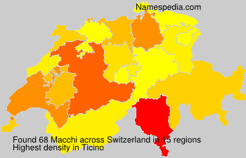 Surname Macchi in Switzerland Surname Macchi in Switzerland