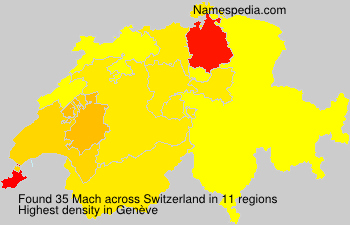 Surname Mach in Switzerland Surname Mach in Switzerland