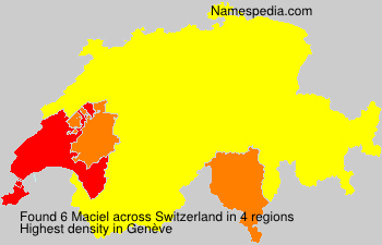 Surname Maciel in Switzerland Surname Maciel in Switzerland