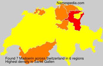 Surname Madoerin in Switzerland Surname Madoerin in Switzerland