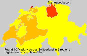 Surname Madory in Switzerland Surname Madory in Switzerland