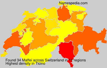 Surname Maffei in Switzerland
