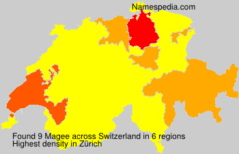 Surname Magee in Switzerland Surname Magee in Switzerland