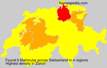 Surname Mahmutaj in Switzerland Surname Mahmutaj in Switzerland