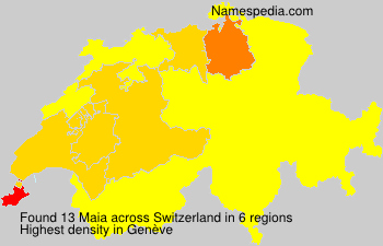 Surname Maia in Switzerland Surname Maia in Switzerland