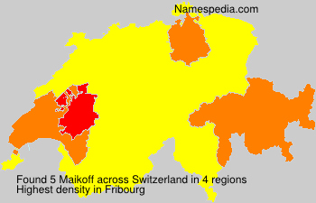 Surname Maikoff in Switzerland Surname Maikoff in Switzerland