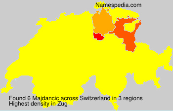 Surname Majdancic in Switzerland Surname Majdancic in Switzerland