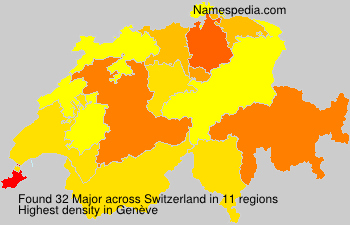Surname Major in Switzerland Surname Major in Switzerland