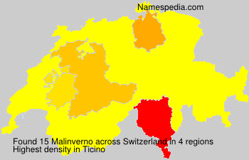 Surname Malinverno in Switzerland Surname Malinverno in Switzerland