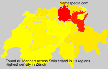 Surname Manhart in Switzerland Surname Manhart in Switzerland
