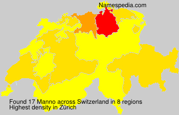 Surname Manno in Switzerland Surname Manno in Switzerland