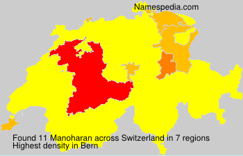 Surname Manoharan in Switzerland Surname Manoharan in Switzerland