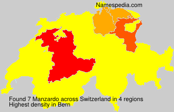 Surname Manzardo in Switzerland Surname Manzardo in Switzerland