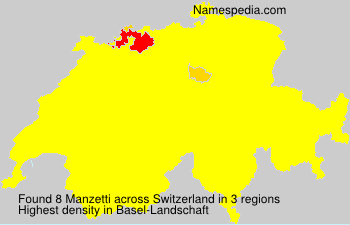Surname Manzetti in Switzerland Surname Manzetti in Switzerland