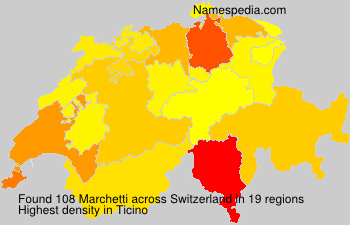 Surname Marchetti in Switzerland Surname Marchetti in Switzerland