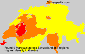 Surname Marcuzzi in Switzerland Surname Marcuzzi in Switzerland