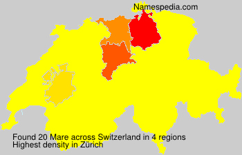 Surname Mare in Switzerland Surname Mare in Switzerland