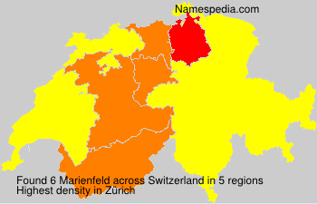 Surname Marienfeld in Switzerland