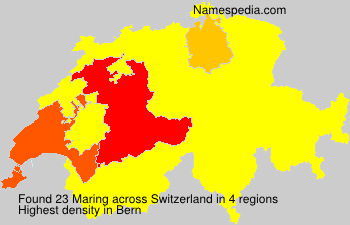 Surname Maring in Switzerland Surname Maring in Switzerland