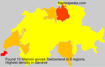 Surname Marroni in Switzerland Surname Marroni in Switzerland