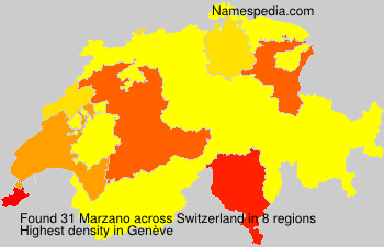 Surname Marzano in Switzerland Surname Marzano in Switzerland