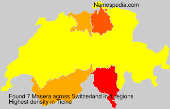 Surname Masera in Switzerland Surname Masera in Switzerland