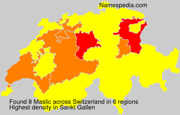 Surname Maslic in Switzerland Surname Maslic in Switzerland
