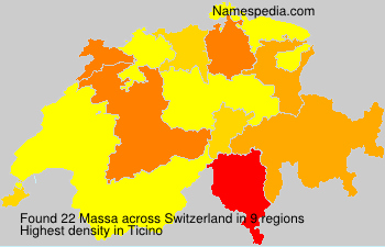 Surname Massa in Switzerland Surname Massa in Switzerland