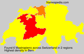Surname Mastropierro in Switzerland Surname Mastropierro in Switzerland