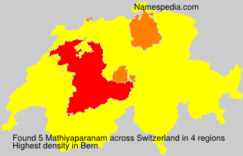 Surname Mathiyaparanam in Switzerland Surname Mathiyaparanam in Switzerland