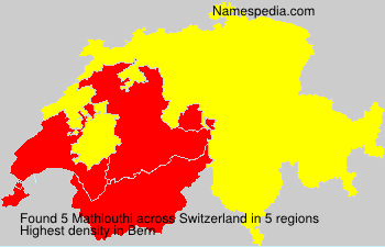 Surname Mathlouthi in Switzerland Surname Mathlouthi in Switzerland