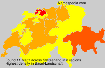 Surname Matiz in Switzerland Surname Matiz in Switzerland