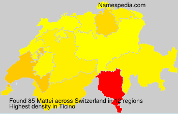 Surname Mattei in Switzerland Surname Mattei in Switzerland