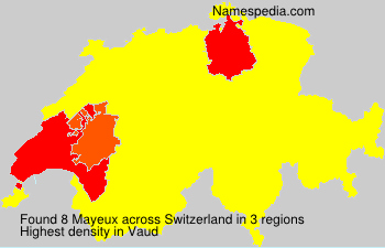 Surname Mayeux in Switzerland Surname Mayeux in Switzerland